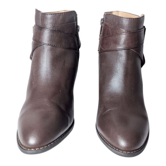 VIONIC Trinity Brown Leather Ankle Boot Size 9 - Picture 4 of 9